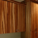 Picture of exotic wood cabinetry